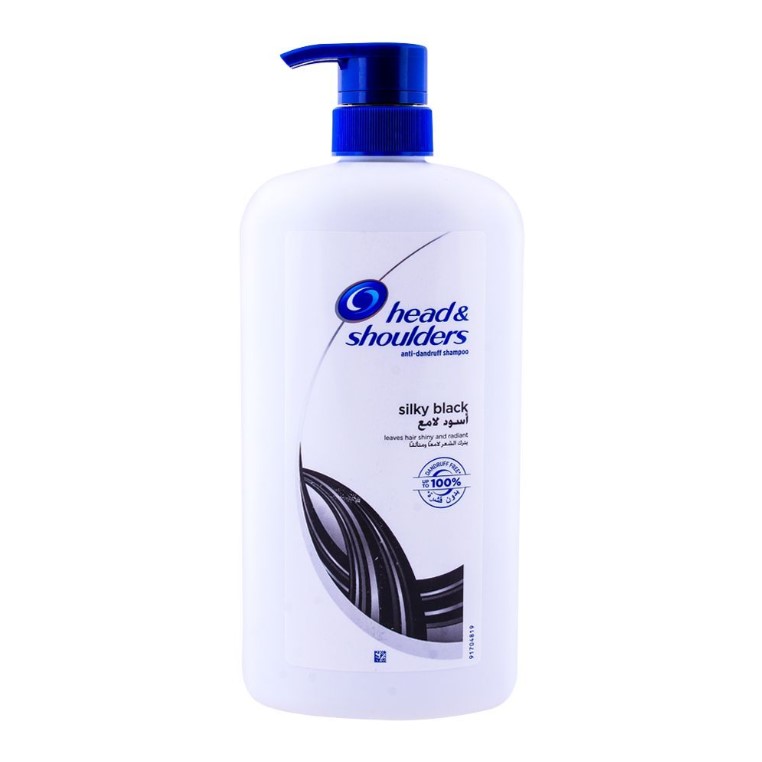 Head & Shoulders Silky Black Anti-Dandruff Shampoo 1000ml